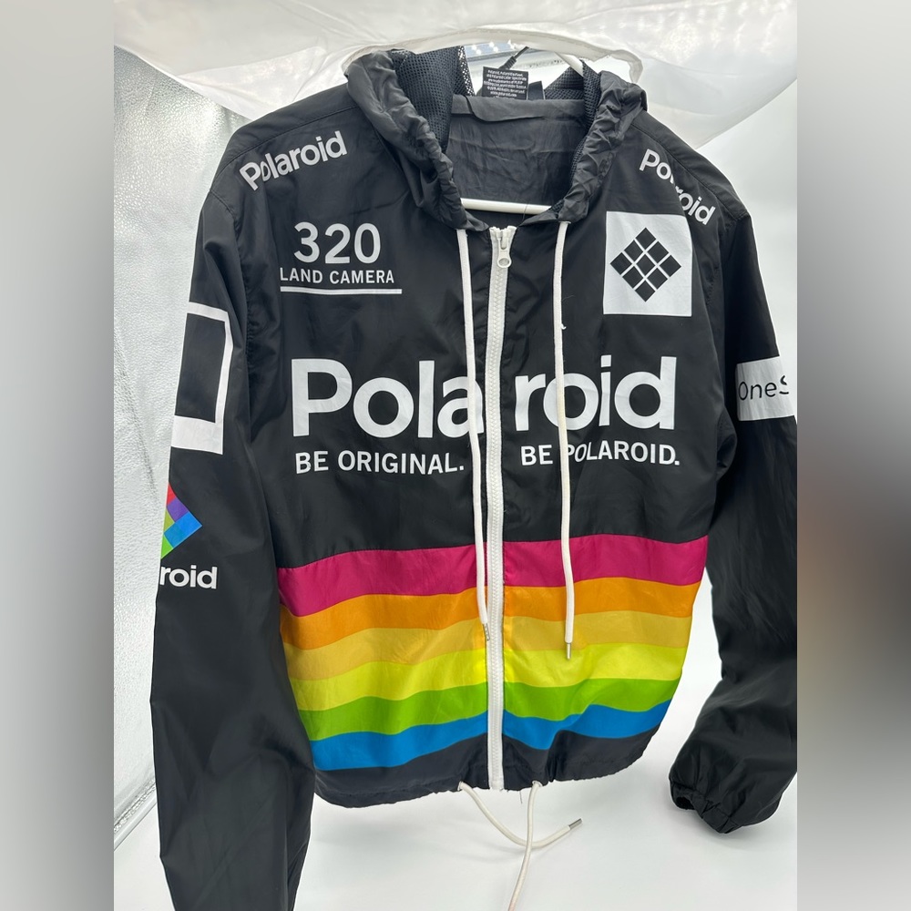 Colorful Polaroid Windbreaker